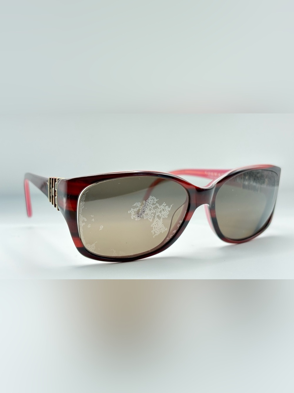 Solvari Vienna1 666 Brown Oval Sunglasses Frames Only
